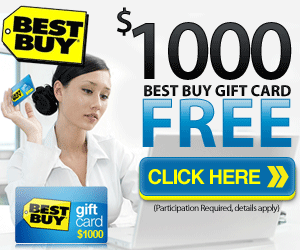 Thumbnail image for FREE Best Buy Gift Card